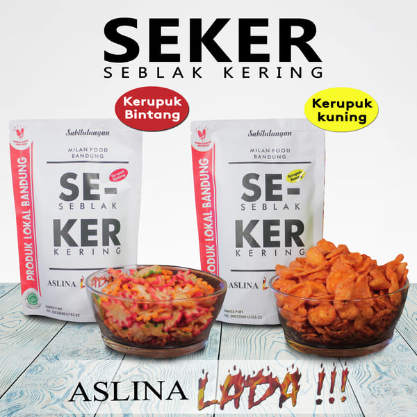 SEKER (Seblak Kering) all variants