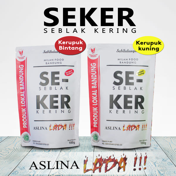 SEKER (Seblak Kering) all variants