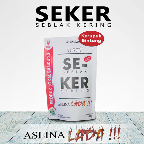 SEKER (Seblak Kering) Kerupuk Bintang