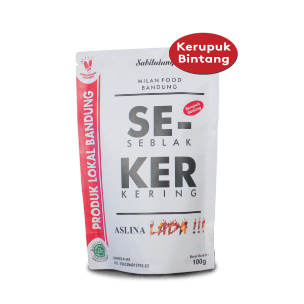 SEKER (Seblak Kering) Kerupuk Bintang