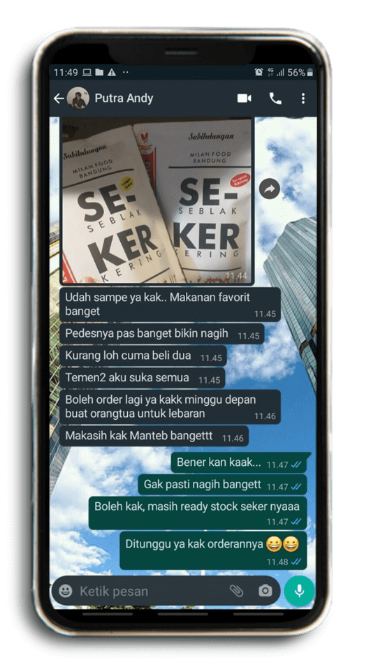 Testimoni SEKER (Seblak Kering) 2